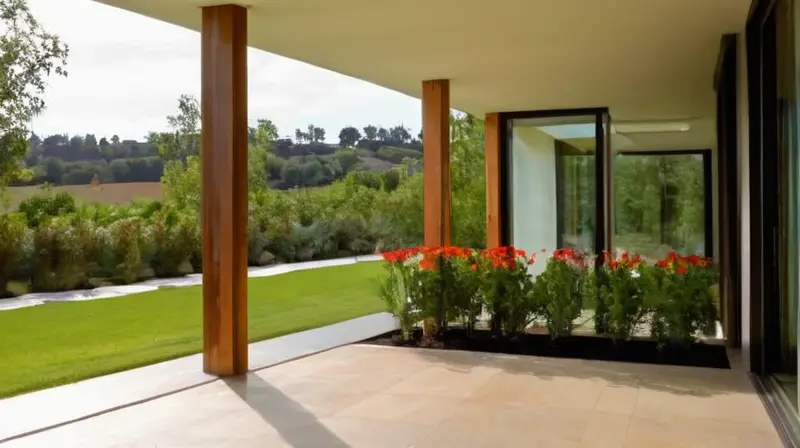 Casa moderna con diseño minimalista y natural