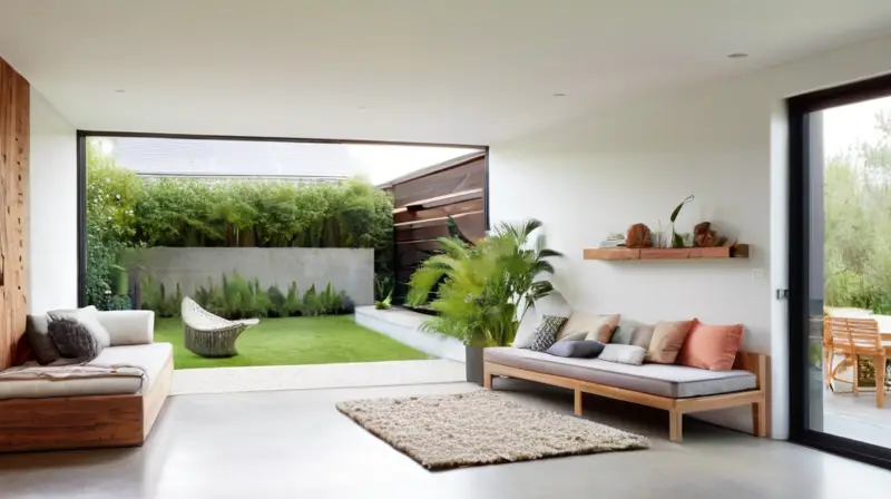 Casa prefabricada moderna, sostenible y acogedora