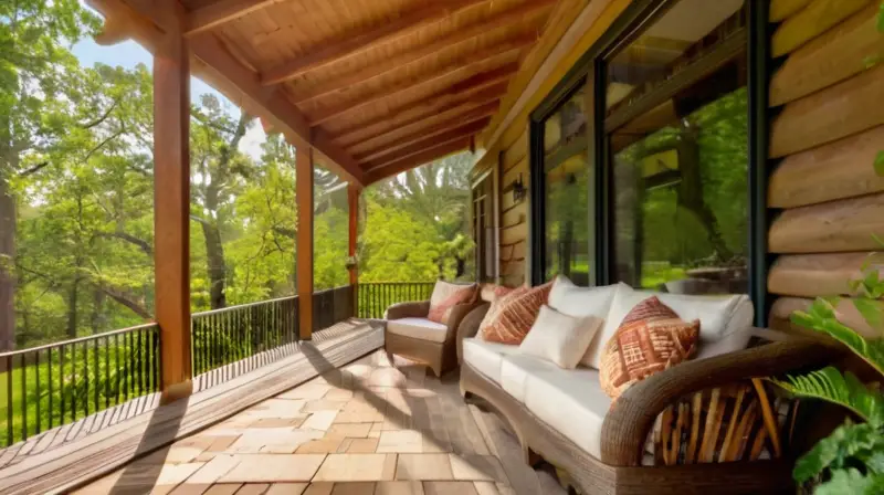 Casa de madera acogedora en entorno natural