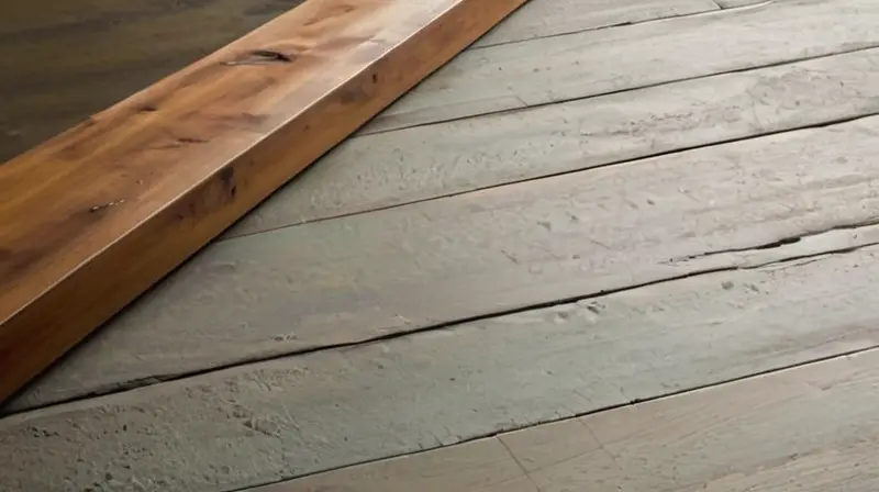 Contraste armónico entre concreto y madera