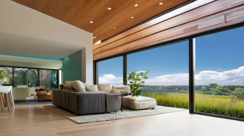 Diseño moderno con luz natural y armonía