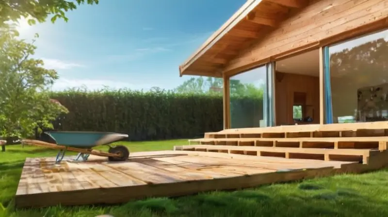 Sitio de construcción iluminado y en progreso