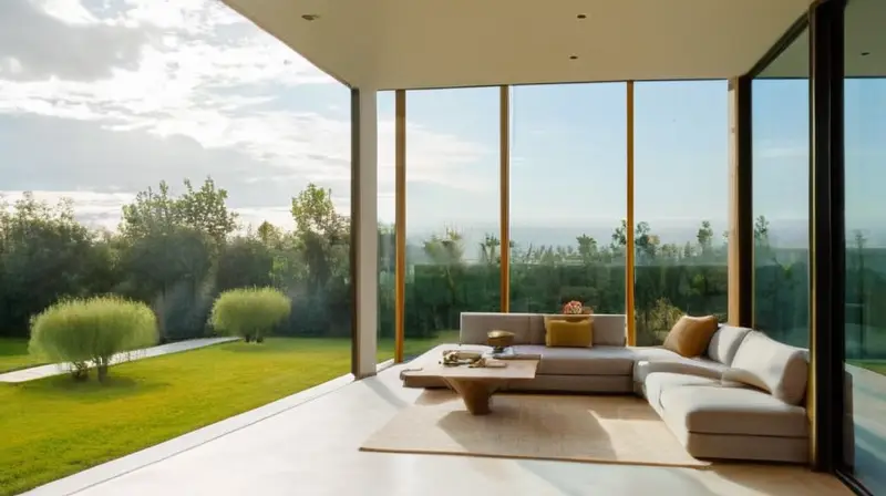 Casa moderna de concreto con diseño minimalista