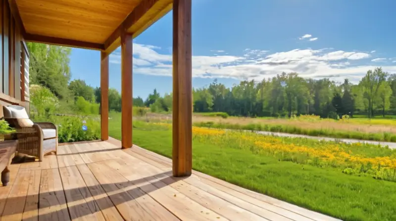 Casa de madera acogedora y tranquila