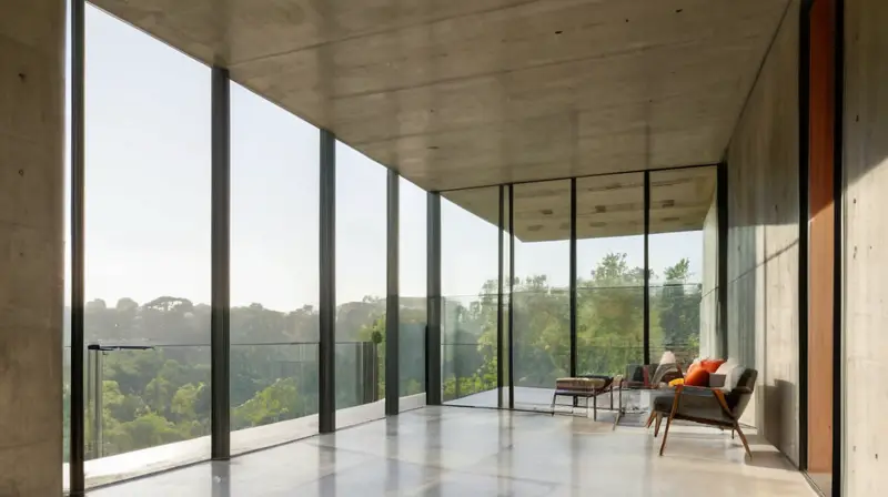 Casa moderna con diseño minimalista y natural