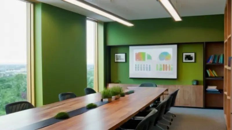 Sala de conferencias moderna y profesional