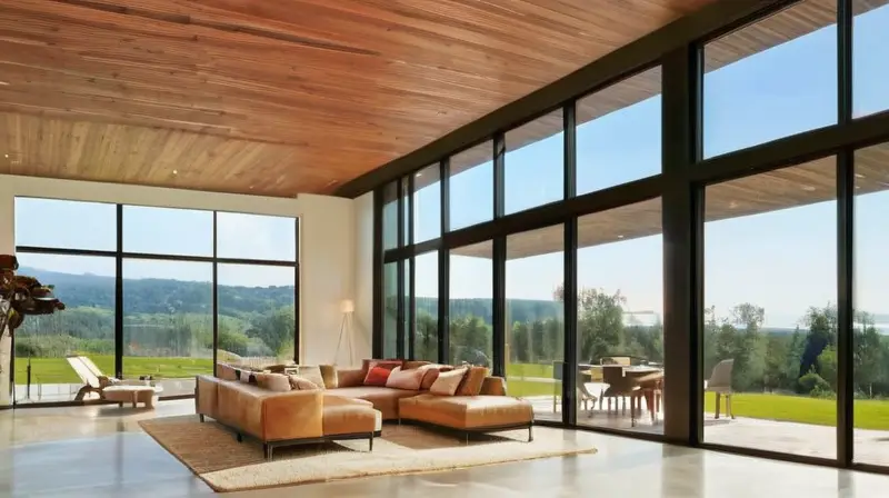 Casa moderna prefabricada con diseño elegante y acogedor